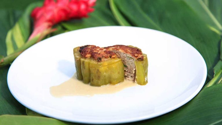 STUFFED BITTER MELON WITH PORK HASH Cooking Hawaiian Style