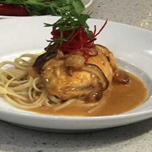 halibut-with-shiitake-mushroom-sauce-recipe