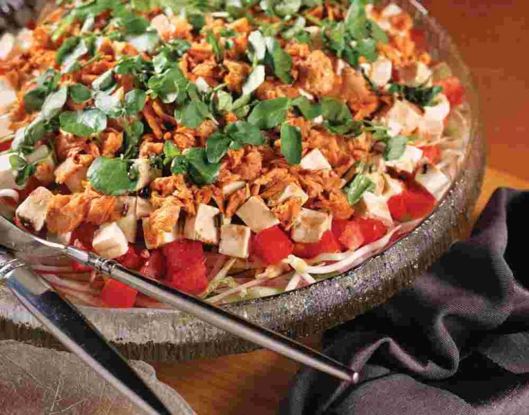 Layered Tofu-Taegu Salad • Cooking Hawaiian Style
