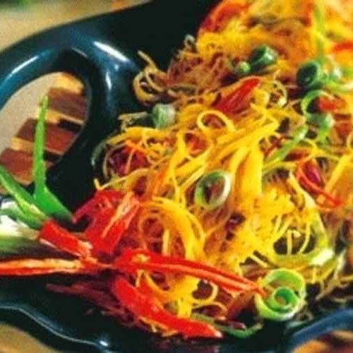Singapore Style Noodle Salad Recipe • Cooking Hawaiian Style