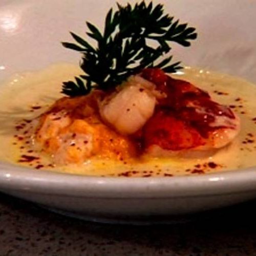 Coconut-Milk-Poached-Lobster-Carrot-Puree