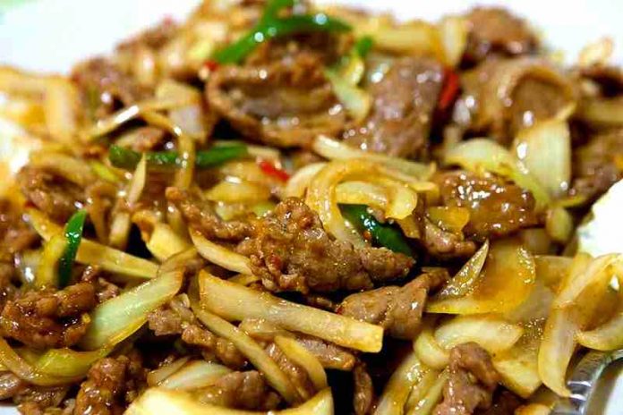 Onion Beef With Peppers • Cooking Hawaiian Style