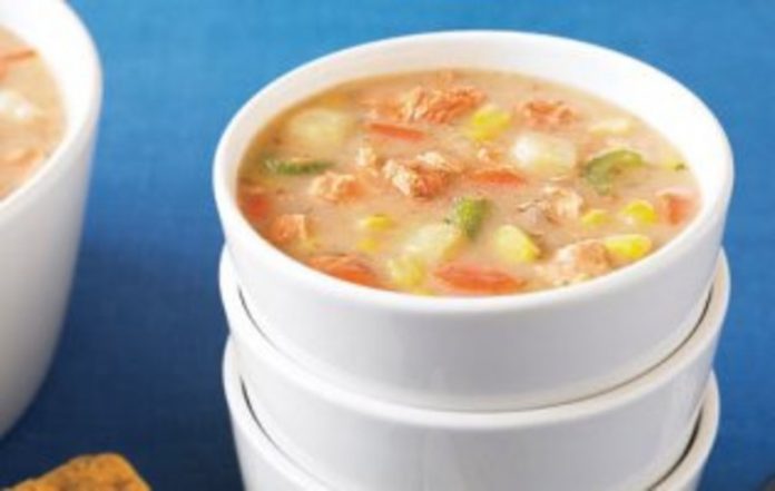 SALMON-VEGETABLE-CHOWDER