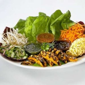 Thai-Salmon-Lettuce-Wrap