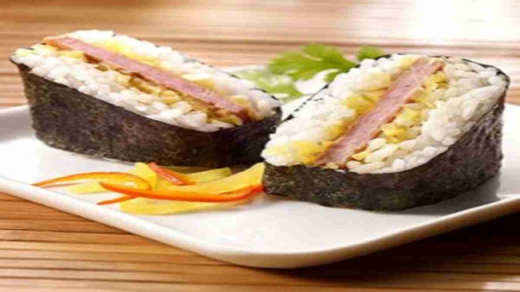 Teriyaki Takuan Spam Musubi Recipe • Cooking Hawaiian Style