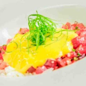 Chef Shigekane-Chef Mavro's-Spicy-Ahi-with-Pepper-Aioli-Recipe