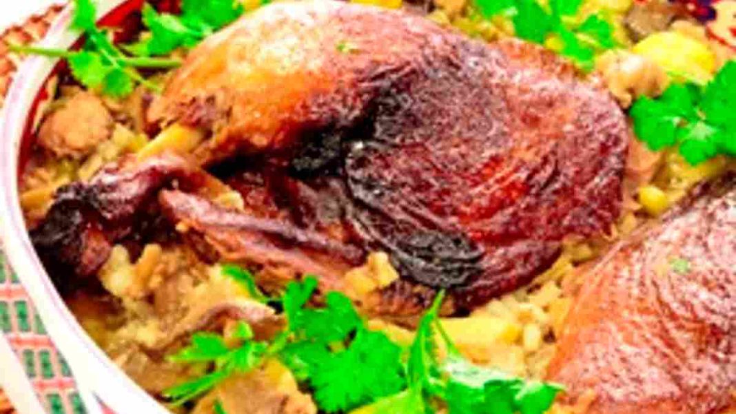 Popo June Tong's Roast Duck w/Stuffing Recipe • Cooking Hawaiian Style