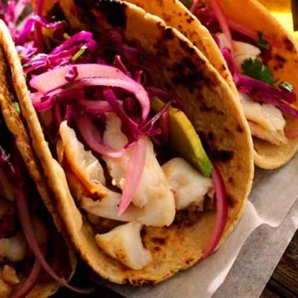 Fish Tacos with Spicy Slaw Recipe • Cooking Hawaiian Style