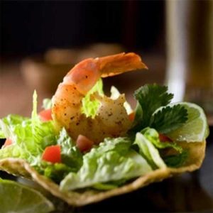 Ki-Chee-Shrimp-Tostada-Lomi-Tomato-Vinaigrette-Recipe