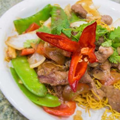 Titus Chan's Pork Chowmein (Gravy Noodles) • Cooking Hawaiian Style