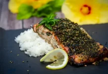 Baked Teriyaki Furikake Wasabi Salmon by Jennifer Zelko-Schlueter Baked-Teriyaki-Furikake-Wasabi-Salmon-by-Jennifer-Zelko-Schlueter