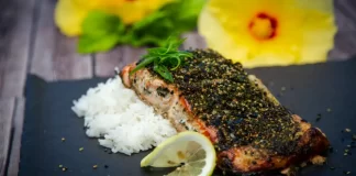 Baked Teriyaki Furikake Wasabi Salmon by Jennifer Zelko-Schlueter Baked-Teriyaki-Furikake-Wasabi-Salmon-by-Jennifer-Zelko-Schlueter