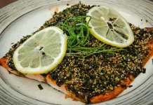 Baked Salmon with Seaweed by Mark Yamanaka Baked-Salmon-with-Seaweed-by-Mark-Yamanaka